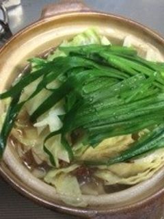 簡単 モツ鍋(醤油味)-レシピのメイン写真