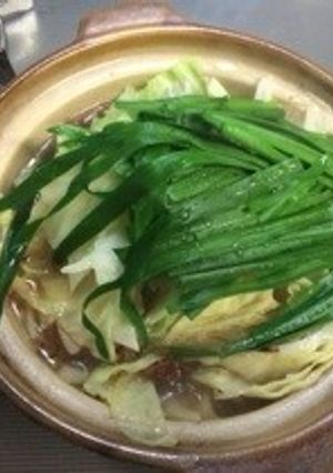 簡単 モツ鍋(醤油味)-レシピのメイン写真