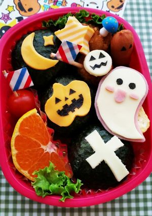ハロウィン弁当☆おばけちゃん♪栄養士ママ-レシピのメイン写真