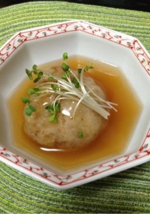 簡単レンジで5分!れんこん海老しんじょ風-レシピのメイン写真