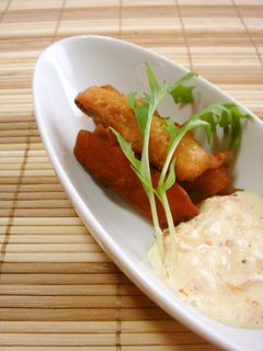 ゴボウのから揚げ☆タルタル添え-レシピのメイン写真