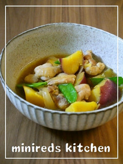 鶏肉とさつまいもの煮物-レシピのメイン写真
