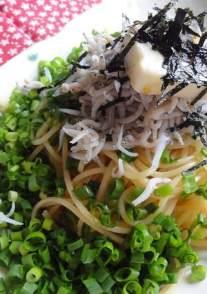 簡単！！しらすとたっぷりねぎの和風パスタ-レシピのメイン写真