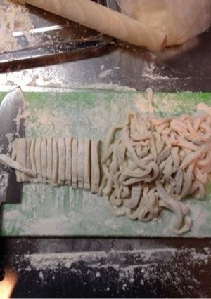 田舎風手打ちうどん-レシピのメイン写真