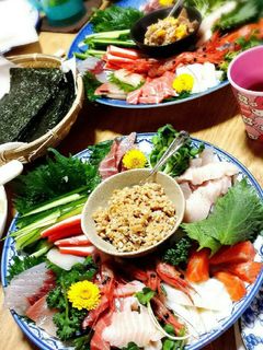 手巻き寿司でお祝いしましょ~♪-レシピのメイン写真