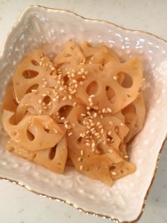 シャキシャキレンコンの甘酢炒め煮-レシピのメイン写真