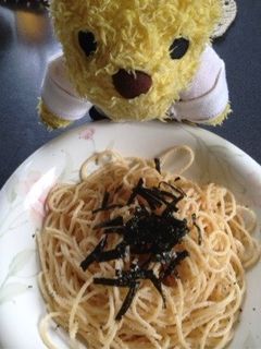 簡単ランチ明太子スパゲティ-レシピのメイン写真