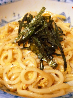 ぺぺたま風?うどんdeペペロンチーノ♪-レシピのメイン写真