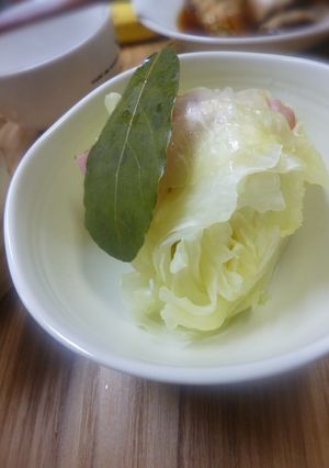 無加水鍋で・キャベツとベーコンの蒸し煮-レシピのメイン写真