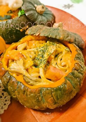 南瓜嫌いにも♪パンプキンクリームパスタ-レシピのメイン写真