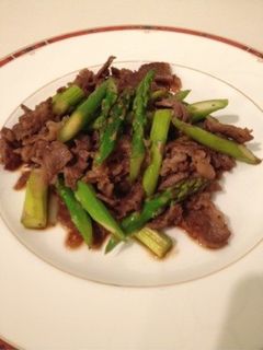 牛肉とアスパラのオイスターソース炒め❤-レシピのメイン写真