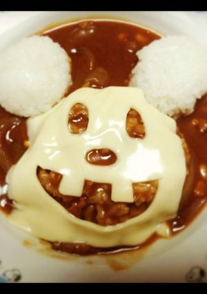 デコカレー☆ミッキー☆ハロウィンに♪-レシピのメイン写真