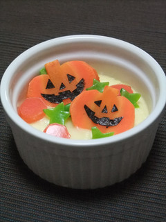 ハロウィン・トッピングのココットカマン-レシピのメイン写真
