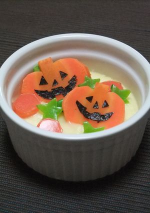 ハロウィン・トッピングのココットカマン-レシピのメイン写真