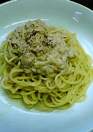 味噌汁ｄｅ和風クリームパスタ☆-レシピのメイン写真