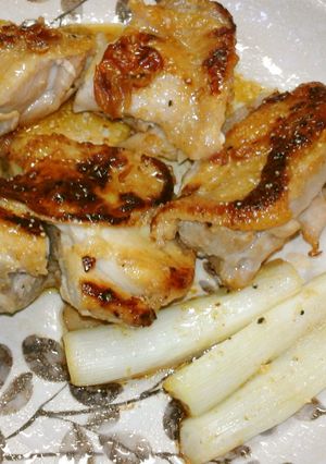 鶏肉とねぎの塩こうじ焼き♪-レシピのメイン写真