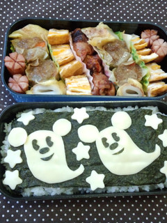 ハロウィンのミッキー弁当-レシピのメイン写真