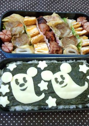 ハロウィンのミッキー弁当-レシピのメイン写真