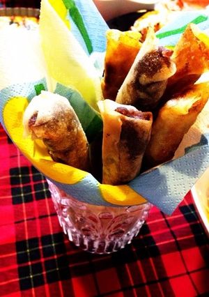 スイートパンプキン＊春巻きスティックパイ-レシピのメイン写真