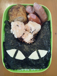 不器用な私の黒猫弁当!ハロウィン-レシピのメイン写真