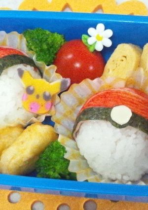ポケモン×モンスターボール　キャラ弁当-レシピのメイン写真