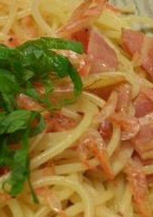 ベーコンと桜えびのパスタ-レシピのメイン写真