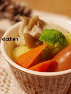 ソーセージの簡単スープ-レシピのメイン写真