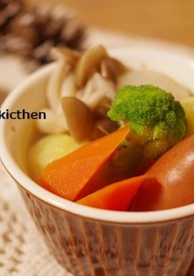 ソーセージの簡単スープ-レシピのメイン写真