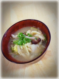 食物繊維たっぷり♡具沢山味噌汁-レシピのメイン写真