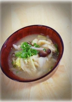食物繊維たっぷり♡具沢山味噌汁-レシピのメイン写真
