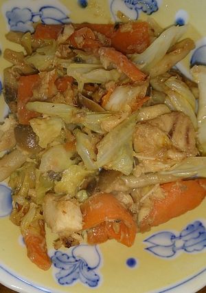 鯖水煮缶でなんちゃってチャンチャン焼-レシピのメイン写真