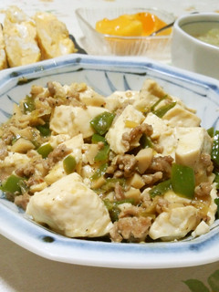 お家にあるもので*挽肉と豆腐の麻婆豆腐風-レシピのメイン写真