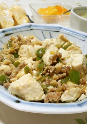 お家にあるもので＊挽肉と豆腐の麻婆豆腐風-レシピのメイン写真