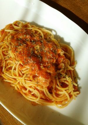 簡単美味しい♪トマトクリームパスタ♥-レシピのメイン写真