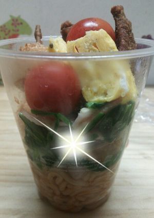 捨てれる容器のお弁当-レシピのメイン写真