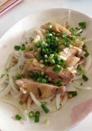 レンジで簡単さっぱり！！鳥肉の酒蒸し-レシピのメイン写真