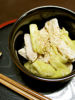 茄子と鶏胸肉の和え物-レシピのメイン写真