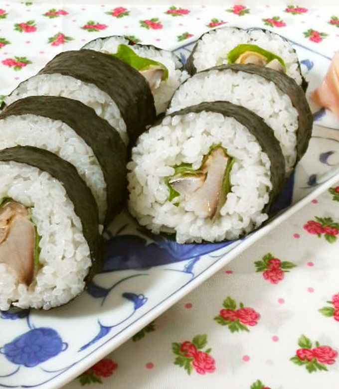♥しめ鯖の巻き寿司♥-レシピのメイン写真