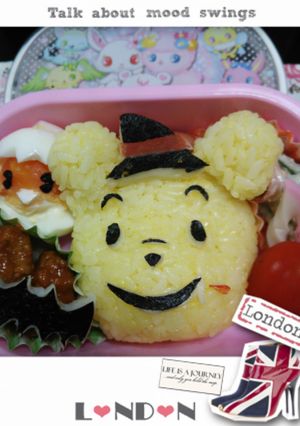 ハロウィン×プーさん弁当♪-レシピのメイン写真