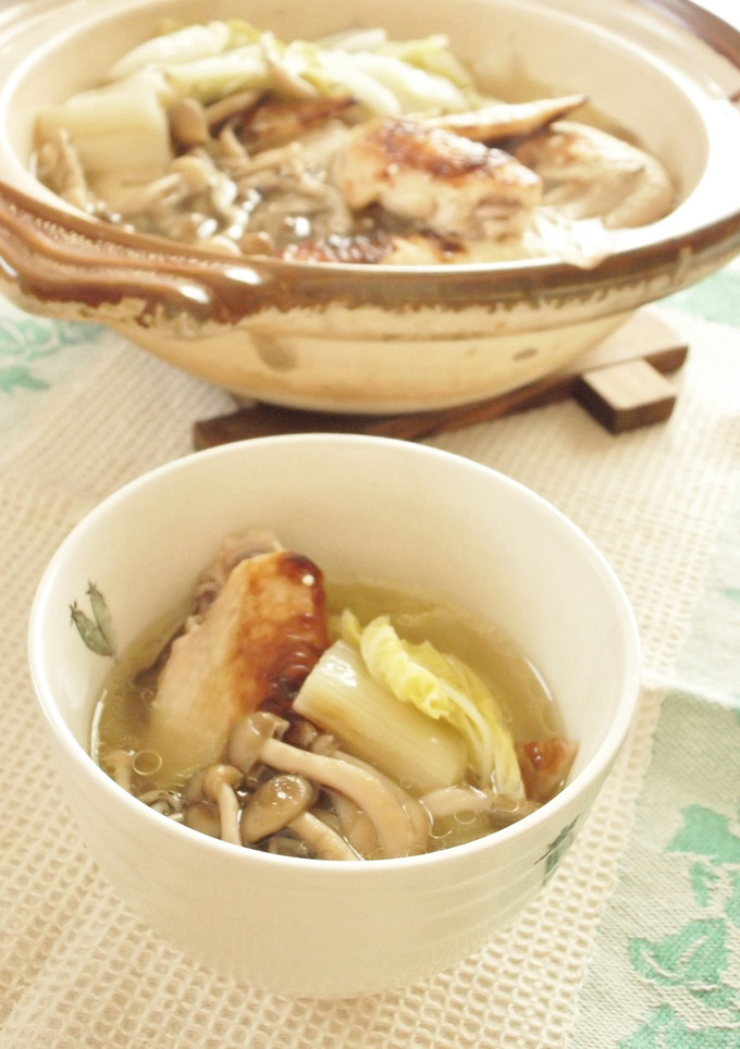 あぶり手羽と白菜のスープ-レシピのメイン写真