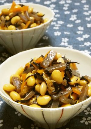 定番❀大豆とひじきの煮物❀-レシピのメイン写真