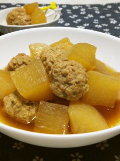 ❀大根と鶏だんごの煮物❀-レシピのメイン写真