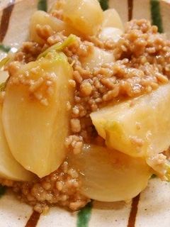 かぶのそぼろ煮-レシピのメイン写真