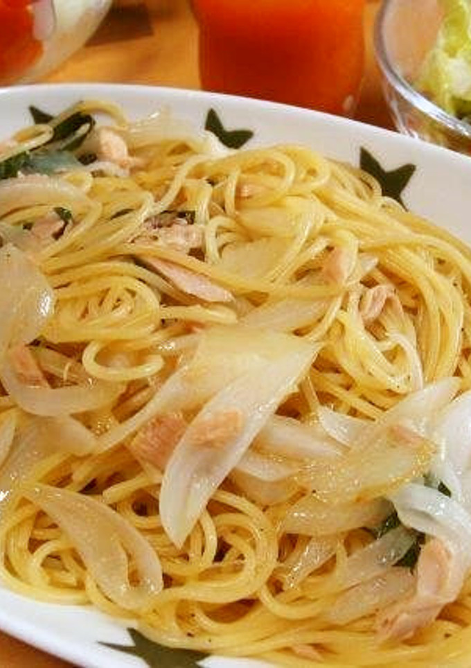 ツナと玉ねぎの和風パスタ♪-レシピのメイン写真