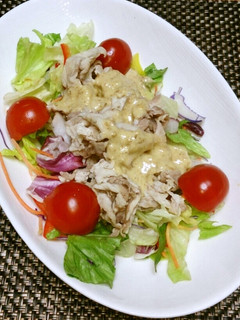 豚肉のサラダ✩味噌マヨネーズたれ-レシピのメイン写真