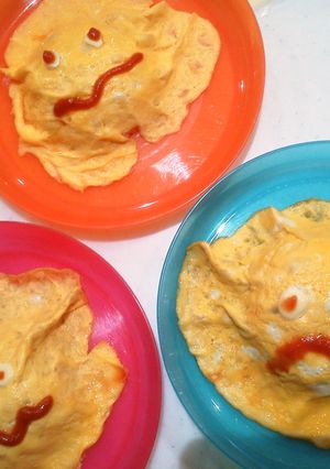 オムライス♪カフェ風♪美味しいケチャップ-レシピのメイン写真