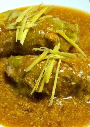 サーモンとチーズのロールキャベツ-レシピのメイン写真