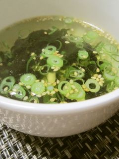 韓国風?白だし簡単お吸い物-レシピのメイン写真