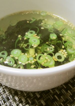 韓国風?白だし簡単お吸い物-レシピのメイン写真