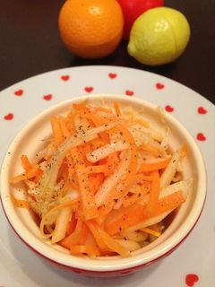 風邪予防に!リンゴとにんじんのサラダ-レシピのメイン写真